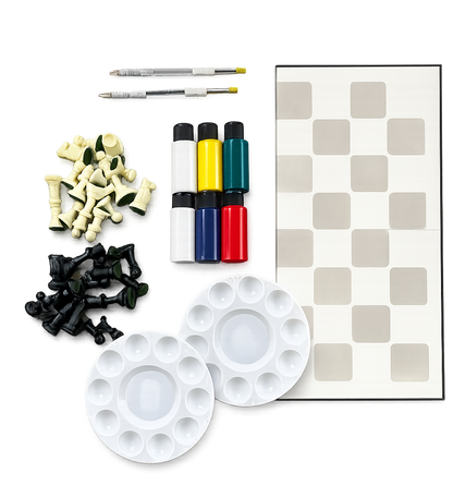 Paint Your Own Chess Set