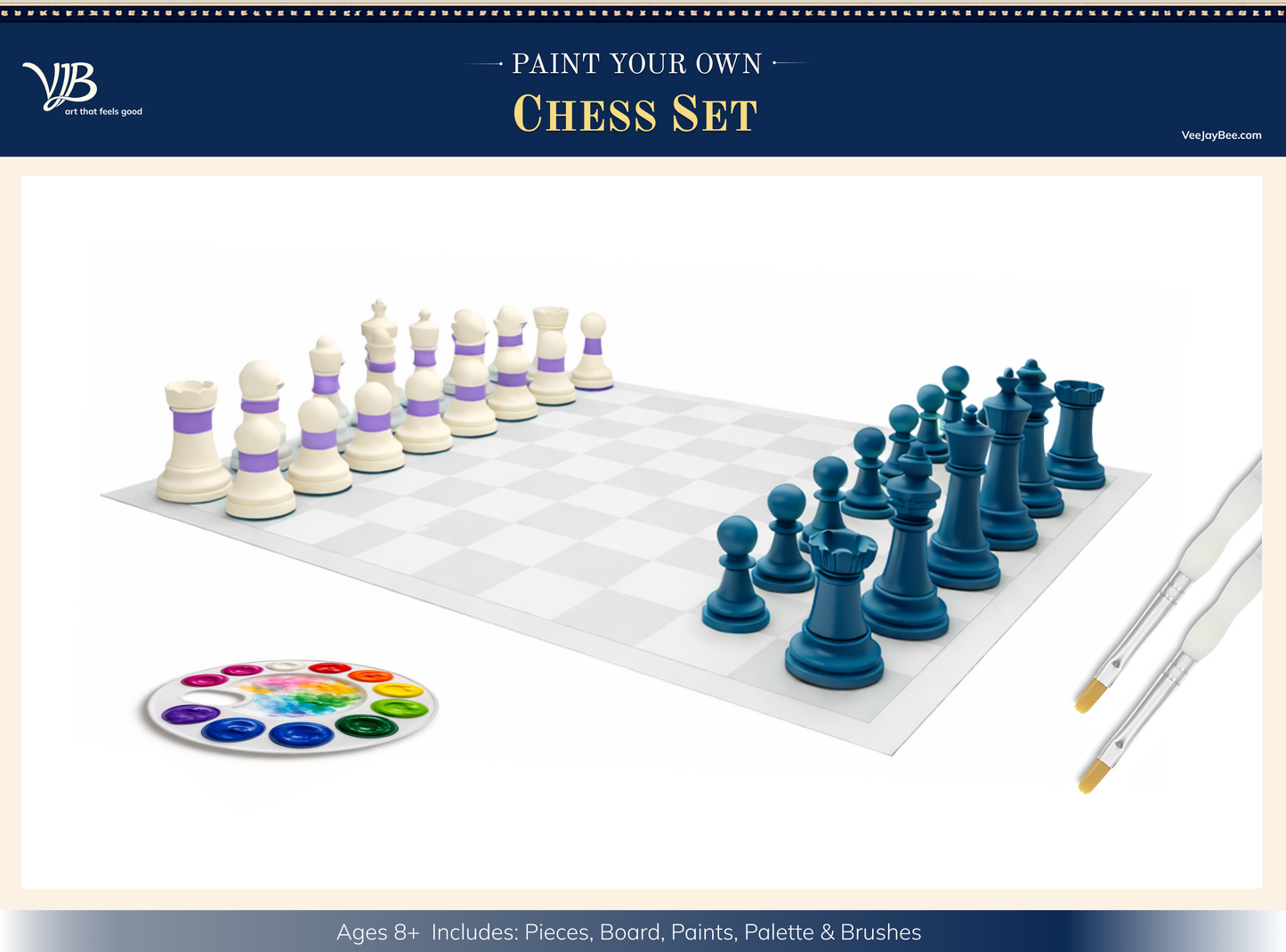 Paint Your Own Chess Set